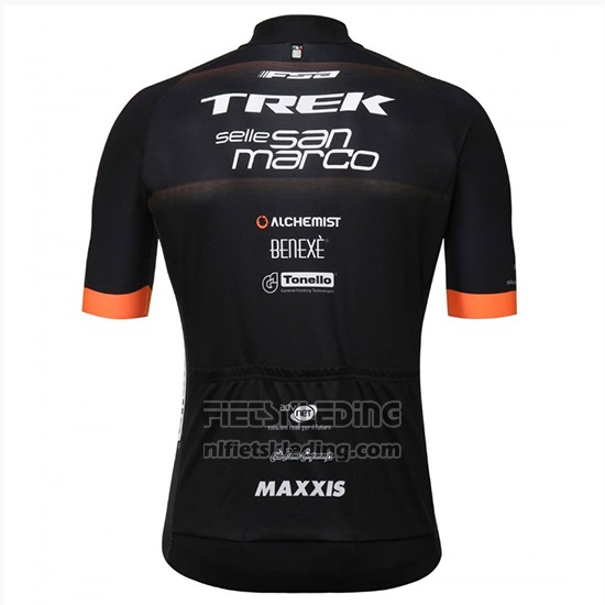 2018 Fietskleding Trek Selle San Marco Zwart Korte Mouwen en Koersbroek